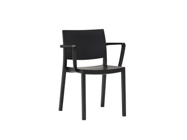 DUOS SO2751 - Wooden chair with armrests (Request Info).