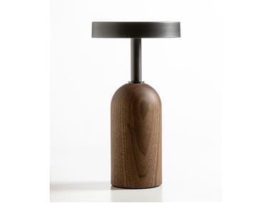 EKERO MOVE - LED walnut table lamp (Request Info).