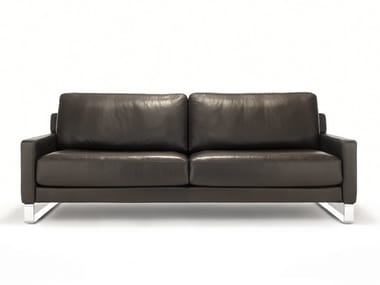 ROLF BENZ 011 EGO - Leather sofa (Request Info).