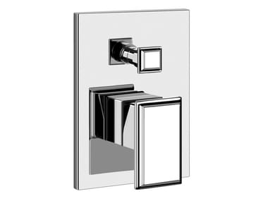 ELEGANZA SHOWER - 2 hole metal shower mixer with plate by Gessi