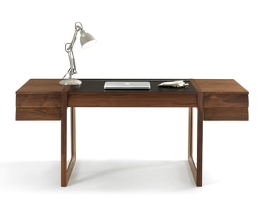 ELLE ECRIT - Rectangular made of veneered blockboard writing desk.