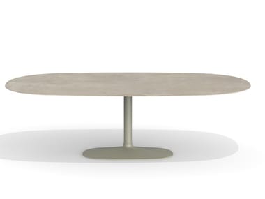 ELLIS - Oval ceramic table (Request Info).