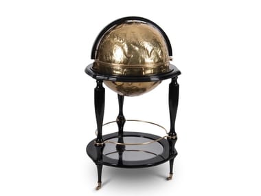 EQUATOR GLOBE GOLD - Brass bar cabinet (Request Info).