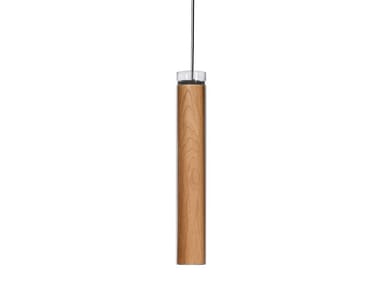 ESTELA SMALL - LED wood veneer pendant lamp (Request Info).