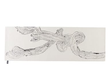 EUPHORBIA LOOP-DE-LOOP - Handmade rectangular Himalayan Wool rug by CC-Tapis