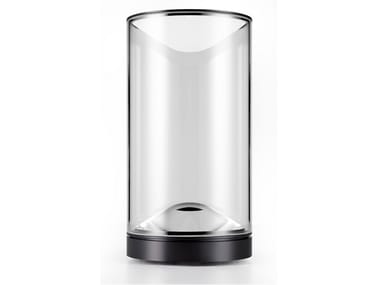 EVE - LED glass table lamp with touch-dimmer base (Request Info).