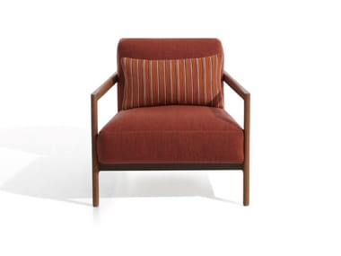 EVERYDAY LIFE NARROW ARMCHAIR Outdoor - Fabric garden armchair with armrests (Request Info).