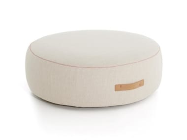 EVERYDAY LIFE POUF Outdoor - Round fabric garden pouf (Request Info).