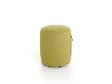EVERYDAY LIFE POUF - Round fabric pouf (Request Info).