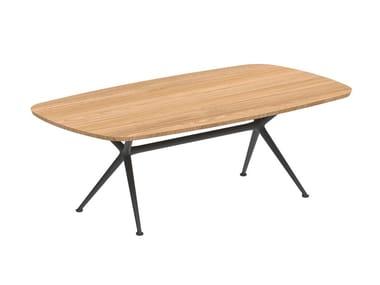 EXES - Rectangular teak garden table (Request Info).