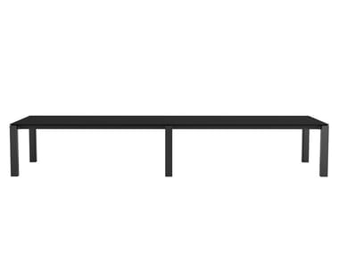 EXTRA CONFERENCE TABLE ME01339 - Rectangular aluminium and wood conference table (Request Info).