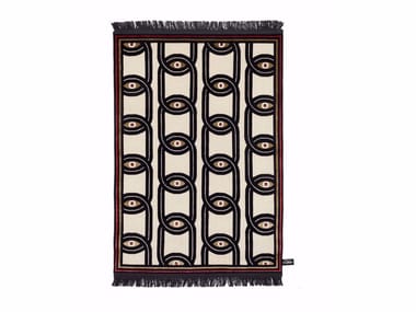 EYES IN CHAINS - Handmade custom rug by CC-Tapis
