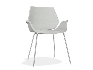 CENTURO III - Upholstered fabric chair with armrests (Request Info).