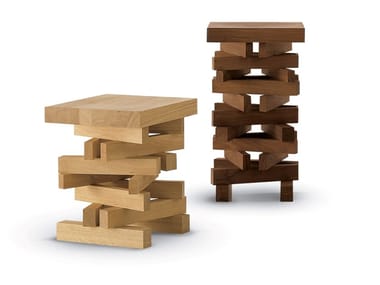 FAL? SMALL & BIG - Solid wood stool (Request Info).