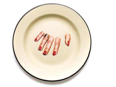 FINGERS - Enamelled metal plate (Request Info).