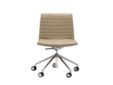 FLEX EXECUTIVE SI1856 - Height-adjustable office chair with castors with 5-Spoke base (Request Info).