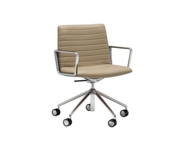 FLEX EXECUTIVE SO1859 - Height-adjustable office chair with castors with 5-Spoke base (Request Info).