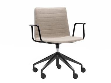 FLEX HIGH BACK SO1664 - Height-adjustable office chair with armrests with 5-Spoke base (Request Info).