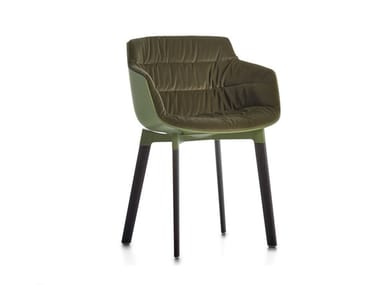 FLOW SLIM COLOR - Polycarbonate chair with armrests (Request Info).