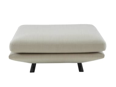 PRADO - Upholstered fabric footstool (Request Info).