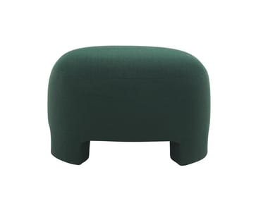 TARU - Upholstered fabric footstool (Request Info).