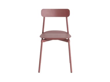 FROMME - Stackable powder coated aluminium chair (Request Info).