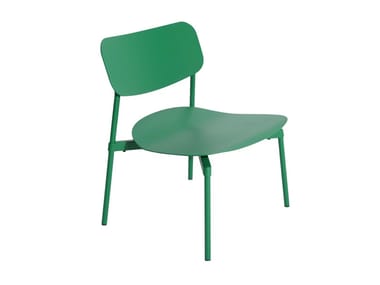FROMME - Stackable powder coated aluminium easy chair (Request Info).