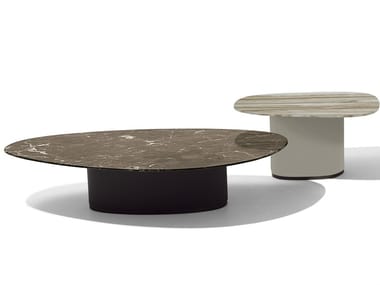 GALET - Marble coffee table (Request Info).