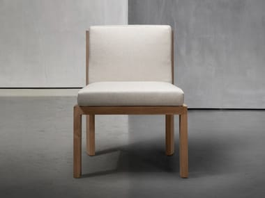 TIMME - Upholstered fabric garden chair by Piet Boon