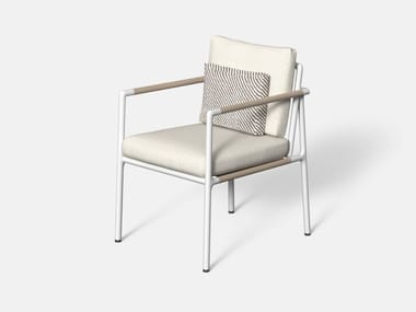 TRESS? - Fabric garden chair with armrests (Request Info).