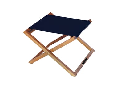 BEACHER - Folding rectangular Batyline¢ç garden footstool (Request Info).