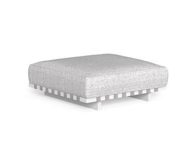 ARGO-ALU - Rectangular fabric garden pouf (Request Info).