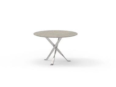 GEORGE - Round garden side table (Request Info).