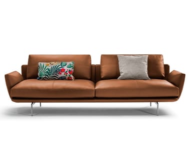 GET BACK - 2 seater leather sofa.