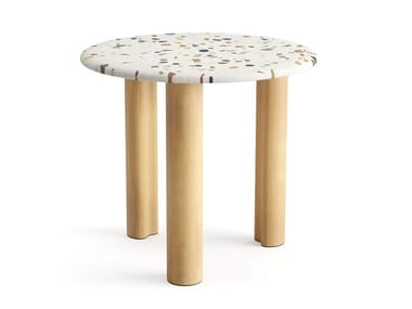 GHIA - Round MDF high side table (Request Info).
