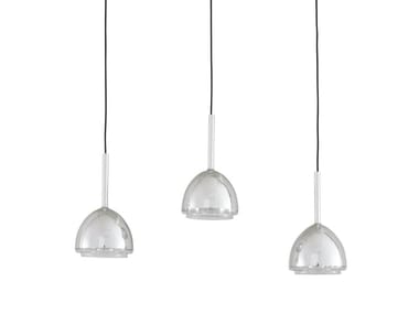 CHROME BELL - LED Borosilicate glass pendant lamp (Request Info).