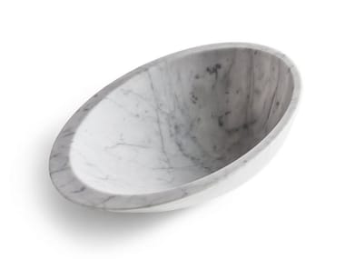 GLI OGGETTI - PURA - Carrara marble serving bowl (Request Info).