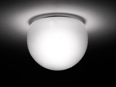 GLOBO - LED sandblasted glass ceiling lamp (Request Info).