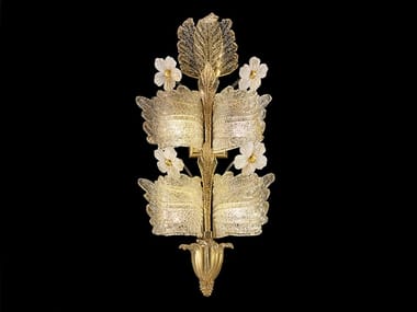 GRAND HOTEL - Venetian crystal wall lamp (Request Info).