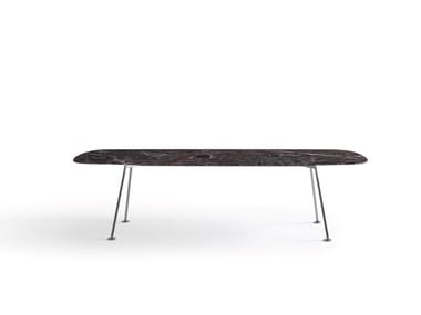 Grasshopper - Rectangular natural stone meeting table (quotation inquiry).