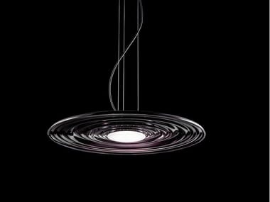 GRAVITY 4035/S - LED blown glass pendant lamp (Request Info).