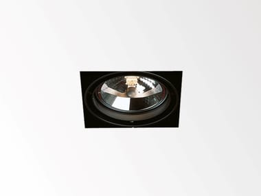 GRID IN TRIMLESS - Recessed adjustable square spotlight (Request Info).