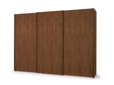 HANGAR LIGHT - Wardrobe in veneered blockboard and solid wood (Request Info).