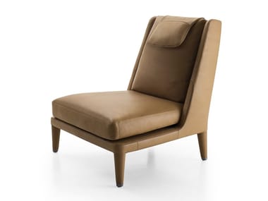 NIDUS - High-back leather armchair (Request Info).
