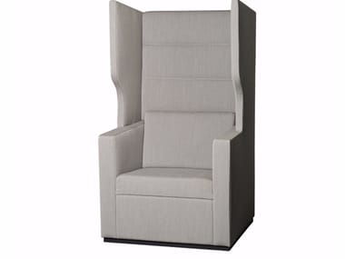 TANK - High-back fabric armchair (Request Info).