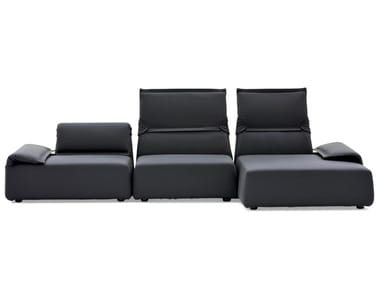 HIGHLANDS - Sectional fabric sofa with removable cover (Request Info).