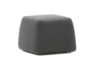 HIGHLANDS - Square fabric pouf with removable lining (Request Info).