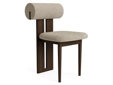 HIPPO CHAIR - Fabric and oak easy chair (Request Info).