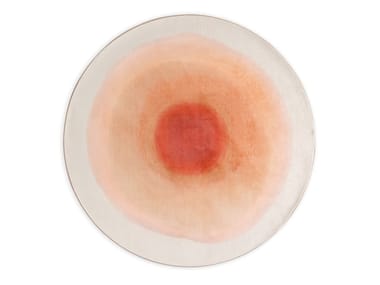 HOLE - Long pile round polyamide rug (Request Info).