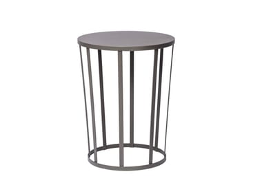 HOLLO - Powder coated steel stool (Request Info).